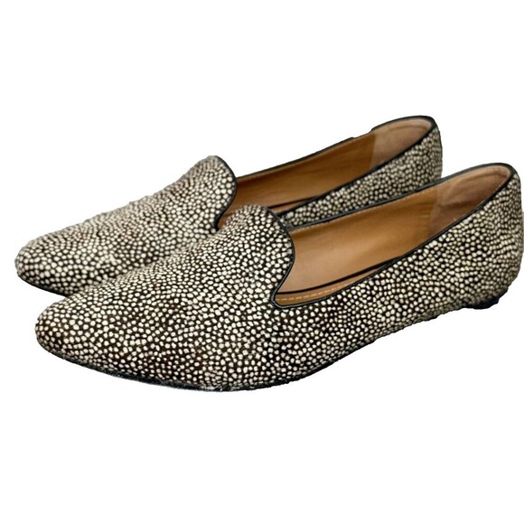 Trask Loafer Shoes Flats Women’s Size 7.5 Brown Farrah Slip-On Leather Brazil - Picture 2 of 14